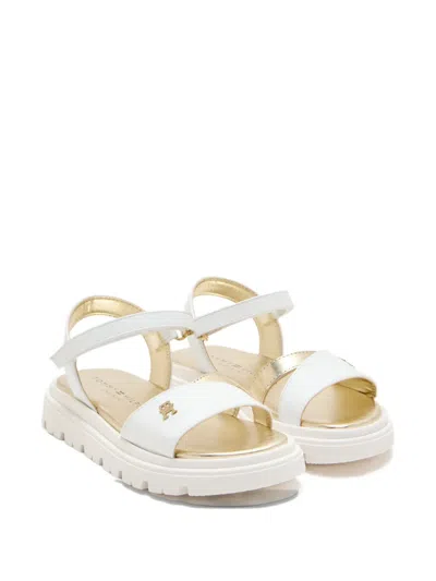 Tommy Hilfiger Junior Kids' Cola Logo-detail Flatform Sandals In Multi