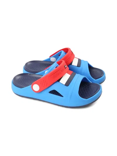 Tommy Hilfiger Junior Kids' Colour-block Sandals In Blue