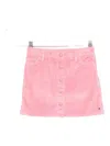Tommy Hilfiger Junior Corduroy Button Skirt In Purple