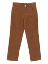 Tommy Hilfiger Junior Corduroy Trousers In Brown