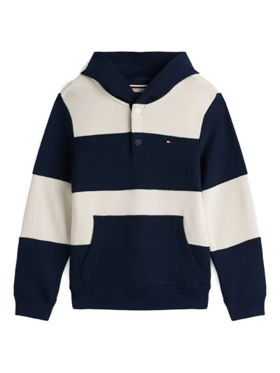 Tommy Hilfiger Junior Kids' Cotton Hoodie In White