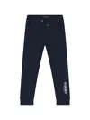 Tommy Hilfiger Junior Drawstring Logo-detail Tracksuit Bottons In Blue