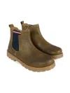 Tommy Hilfiger Junior Elastic-side Chelsea Boots In Brown