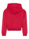 Tommy Hilfiger Junior Embellished-logo Long-sleeve Hoodie In Red