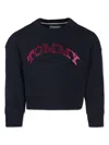 Tommy Hilfiger Junior Embellished-logo Sweatshirt In Blue
