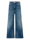 Tommy Hilfiger Junior Embroidered-logo-patch Jeans In Blue