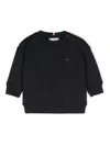 Tommy Hilfiger Junior Sweatshirt Mit Logo-stickerei In Blau