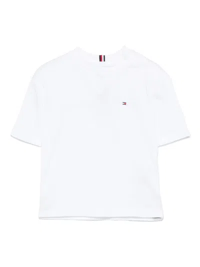 Tommy Hilfiger Junior Babies' Essential T-shirt In 白色