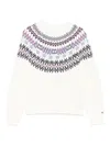 Tommy Hilfiger Junior Fair Isle Sweater In White