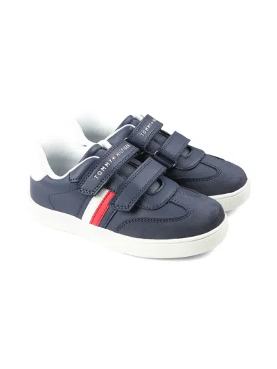 Tommy Hilfiger Junior Kids' Flag Sneakers In Blue