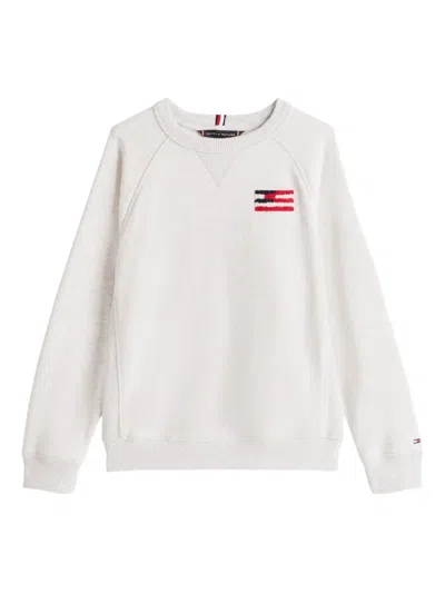 Tommy Hilfiger Junior Kids' Flag Sweatshirt In Neutral