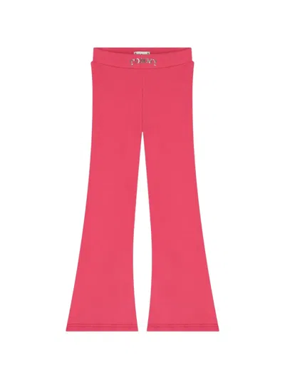 Tommy Hilfiger Junior Kids' Flared Trousers In Pink