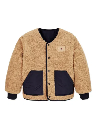 Tommy Hilfiger Junior Kids' Fleece Jacket In Neutrals
