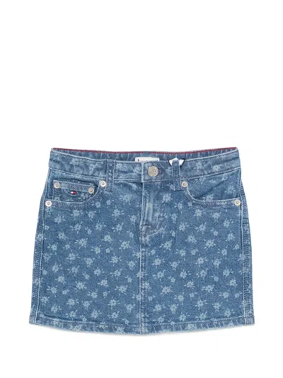 Tommy Hilfiger Junior Kids' Floral-print Skirt In Pattern