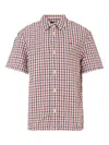 Tommy Hilfiger Junior Gingham-check Short-sleeve Shirt In Pink