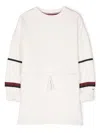 Tommy Hilfiger Junior Global Stripe Sweater Dress In White