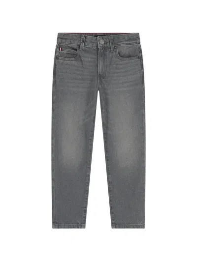 Tommy Hilfiger Junior Kids' Grey Denim Jeans In Gray