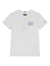 Tommy Hilfiger Junior Grey Logo T-shirt In White