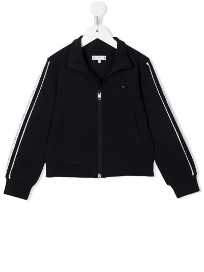 Tommy Hilfiger Junior Kids' High Neck Sweatshirt In Blu
