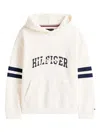 Tommy Hilfiger Junior Hilfiger Stripe-sleeve Hoodie In Multi