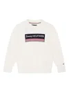 Tommy Hilfiger Junior Intarsia-knit Logo Jumper In 中性色