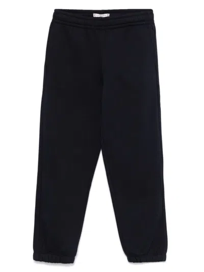Tommy Hilfiger Junior Kids' Jersey-texture Track Pants In Blue