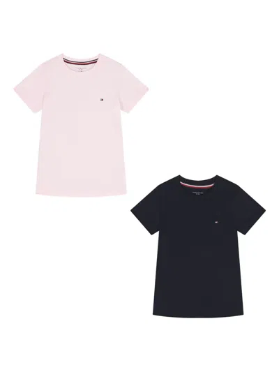 Tommy Hilfiger Junior Kids' Logo 2 Of Set T-shirt In Multi