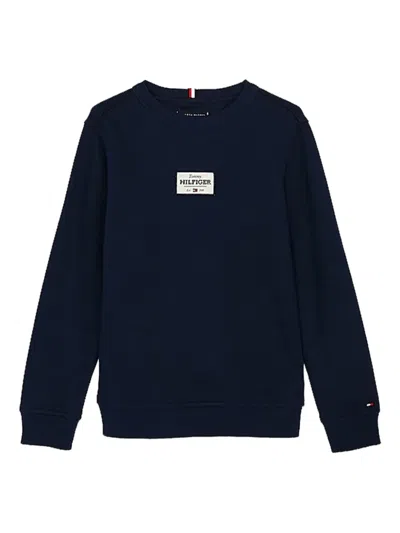 Tommy Hilfiger Junior Kids' Logo-appliqué Sweatshirt