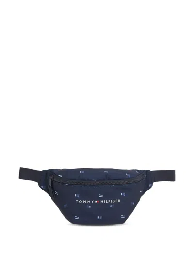 Tommy Hilfiger Junior Kids' Logo Belt Bag In Blue