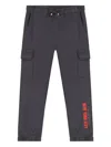 Tommy Hilfiger Junior Logo Cargo Trousers In Gray
