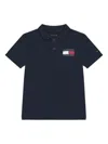 Tommy Hilfiger Junior Logo Cotton Polo-shirt In Blue