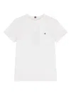 Tommy Hilfiger Junior Logo Cotton T-shirt In White