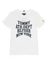 Tommy Hilfiger Junior Logo Cotton T-shirt In White