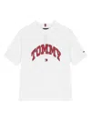 Tommy Hilfiger Junior Logo Cotton T-shirt In White