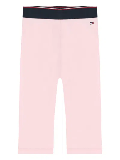 Tommy Hilfiger Junior Babies' Logo-detail Leggings In Pink