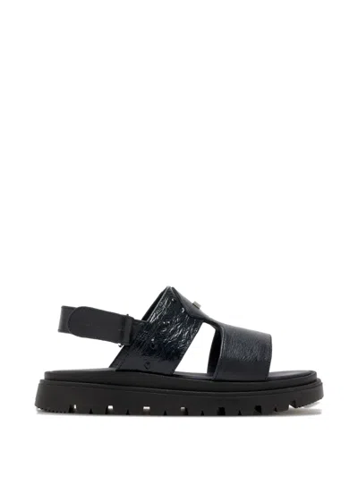 Tommy Hilfiger Junior Kids' Logo-detail Textured Sandals In Multi