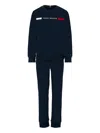 Tommy Hilfiger Junior Logo-detail Tracksuit Set (set Of Two) In Blue
