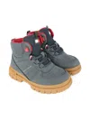 Tommy Hilfiger Junior Logo-motif Boots In Gray