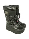 Tommy Hilfiger Junior Logo-motif Snow Boots In Black