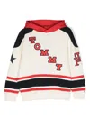 Tommy Hilfiger Junior Hoodie In Colour-block-optik In Neutrals