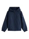Tommy Hilfiger Junior Logo-patch Jacket In Blue