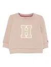Tommy Hilfiger Junior Logo-patch Sweatshirt In Neutral