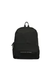Tommy Hilfiger Junior Logo-plaque Backpack In Black