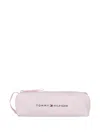 Tommy Hilfiger Junior Logo-plaque Pencil Case In Pink