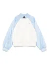 Tommy Hilfiger Junior Logo-print Bomber Jacket In White