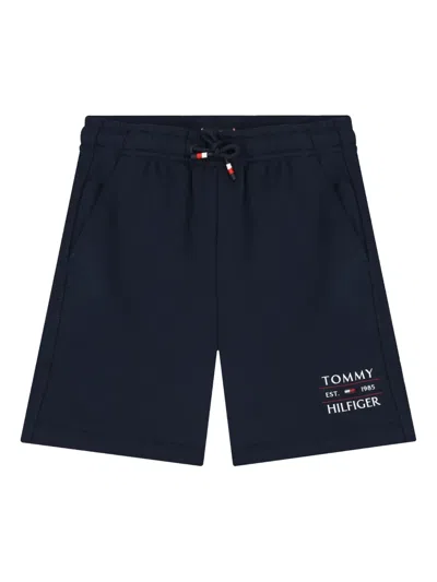 Tommy Hilfiger Junior Kids' Logo-print Cotton-blend Shorts