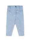 Tommy Hilfiger Junior Logo-print Jeans In Blue
