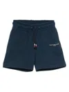 Tommy Hilfiger Junior Logo-print Shorts In 蓝色