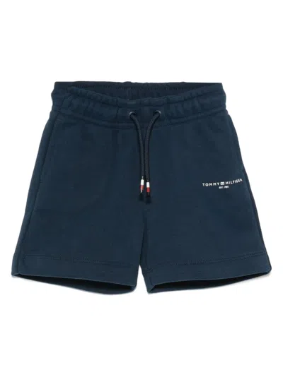 TOMMY HILFIGER JUNIOR LOGO-PRINT SHORTS