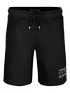 Tommy Hilfiger Junior Logo-print Shorts In Black